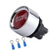 thumbnail image 3 of ZheElen Push Button Starter Switch LED Light Start Push Switch Button 12V Engine 50A red 33x33x46mm, 3 of 6