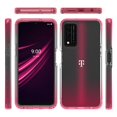 thumbnail image 2 of SOGA series Transparant Red Phone Cover Compatible for T-Mobile REVVL V Plus 5G Case, 2 of 3