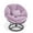 Light Purple, variant on Mcombo Swivel Papasan Chairs, Gas Lift Cozy Chair with Height Adjustment, Velvet Rocking Saucer Chair for Living Room Bedroom HQ405(Yellow)