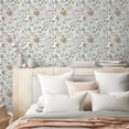 thumbnail image 4 of Abyssaly Floral Peel and Stick Wallpaper, 17.3" x 118.1" Self-Adhesive Wallpaper, Green Textured Contact Paper for Home Wall Covering and Furniture Refresh, 4 of 5