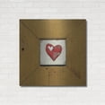 thumbnail image 3 of Luxe Metal Art 'Hearts Deisre Gold' by LovIsArt, Metal Wall Art, 36"x36", 3 of 9
