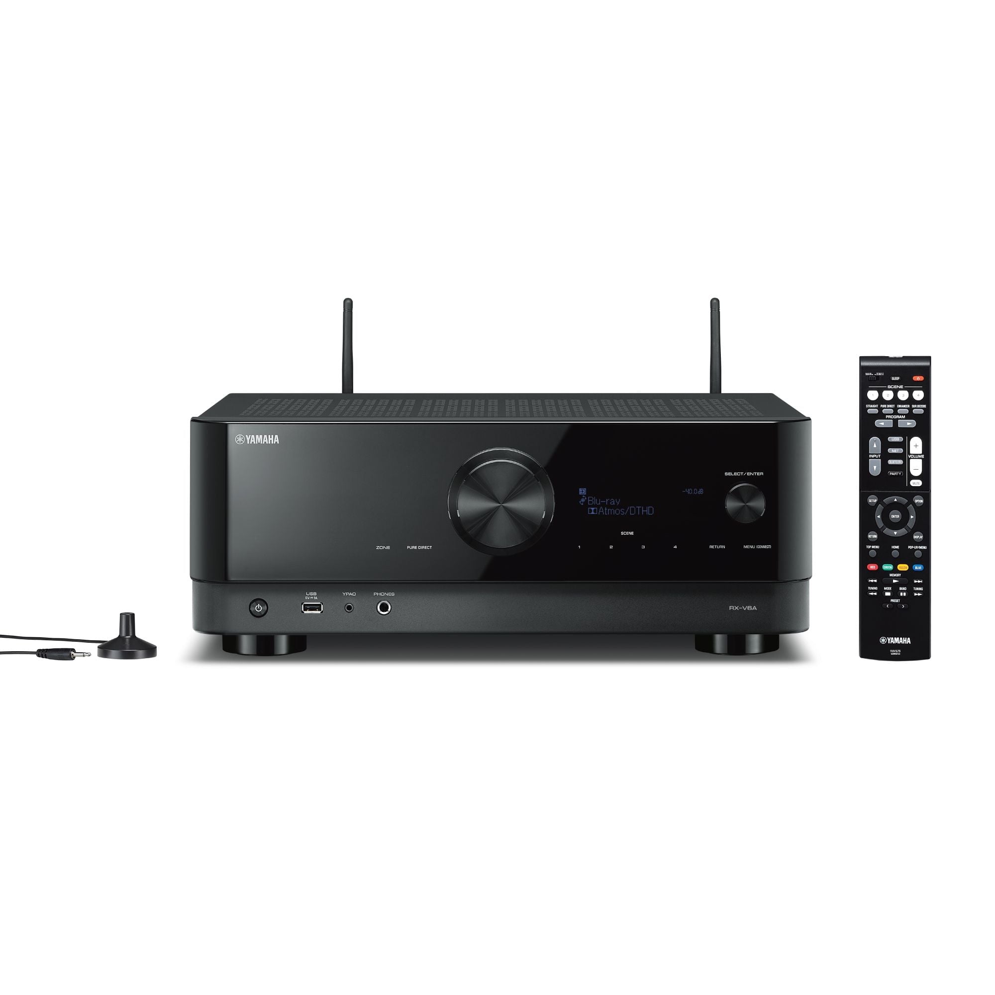 Yamaha RX-V6A 7.2-Channel AV Receiver with 8K HDMI and Music Cast Walmart.com