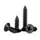 thumbnail image 1 of Tornillos para madera negros profesionales, tornillo de cabeza plana autorroscante de acero inoxidable M4 x 35 mm para una amplia gama de aplicaciones que incluyen electrodomésticos y muebles, 1 of 5