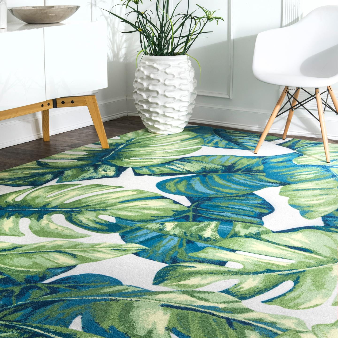 nuLOOM Lisa Floral Indoor/Outdoor Accent Rug, 2' x 3', Multi - Wa...