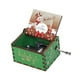 thumbnail image 1 of Mini Caja de Música de Madera con Mecanismo de Manivela Decorada con Grabados Únicos Función Portátil para Navidad Apto para Regalo Colección Cumpleañ, 1 of 8