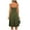 Green, variant on Bigersell Elegant Dresses for Women Fashion Summer Seaside Sling Sleeveless V-Neck Solid Color Casual Dress Regular Slip Dress Style 27907, Female Extra long Dresses Green L