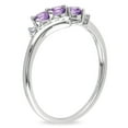 thumbnail image 3 of Everly Women's Amethyst 10k White Gold Ring, 3 of 6