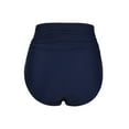 thumbnail image 4 of Hilor Women's High Waisted Bikini Bottom Shirred Hispter Tankini Briefs Swim Shorts, 4 of 4
