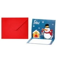 thumbnail image 1 of Festive Greeting Card 3D Three Holiday Message Card for Christmas Celebrations and, 1 of 6