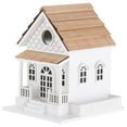 thumbnail image 3 of Vandue Modern Wooden Wild Bird Nesting Box with Pre Installed Mounting Post, 3 of 7
