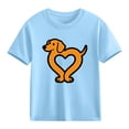 thumbnail image 1 of TaTaai School Season Cute Print Short Sleeve T-Shirt, Valentine's Day Casual Top, Unisex All Season Graphic Tee Gift, 1 of 8