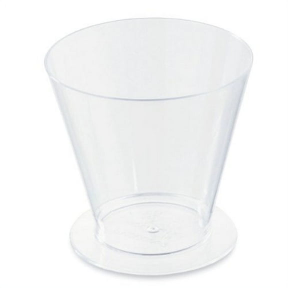 Martellato PMOCO003 100 Piece Cone Shape Glass, 150 ml, Plastic, Transparent