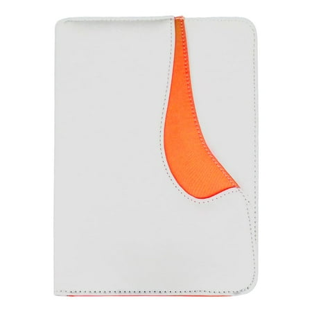 Sweda Senior Padfolio with Calculator, Orange, Business Portfolio with Lined Notepad, 9.5 inch H x 7.25 inch W x 1 inch D