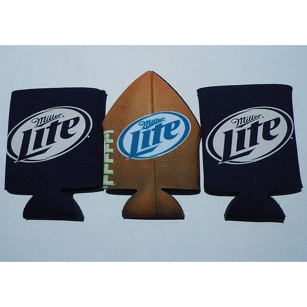 Set of 3 Miller Lite Beer Can Koozies