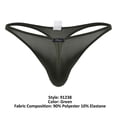 thumbnail image 4 of Xtremen Fashion Underwear 91238 Microfiber Thongs Color Green Size L, 4 of 5