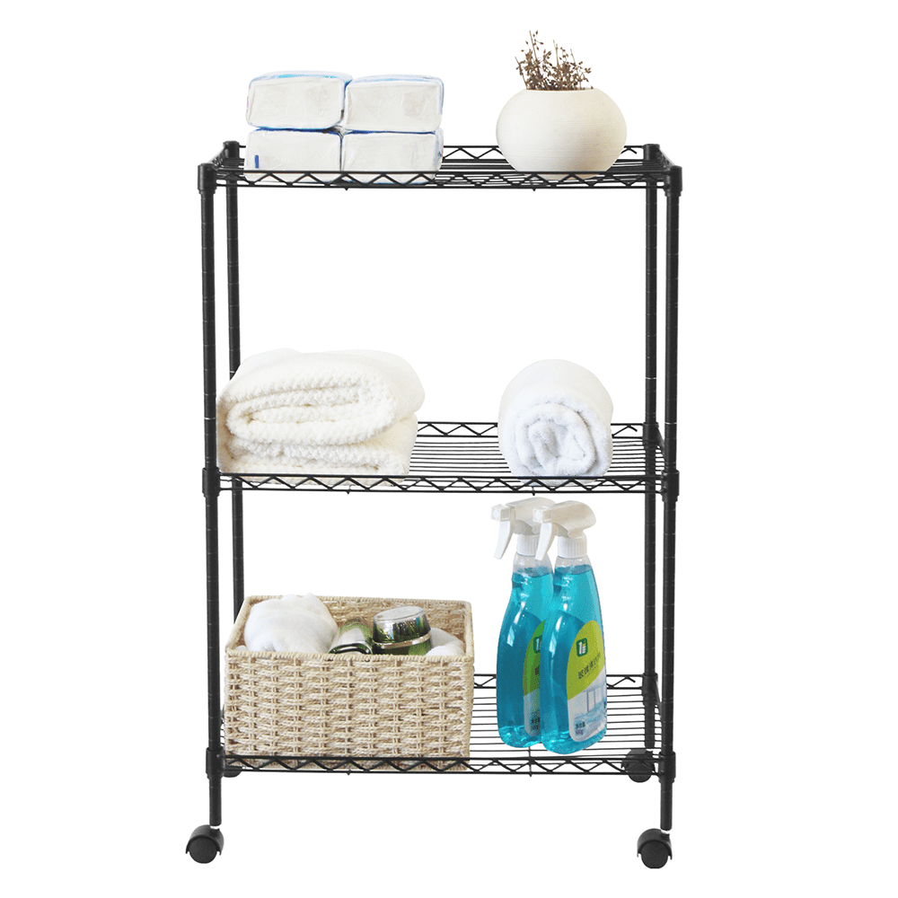 3-Tier Shelving All-Purpose Utility Cart