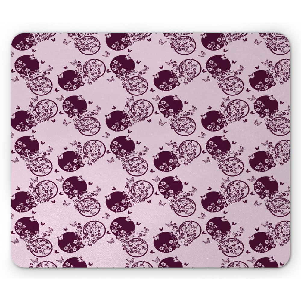 Japanese Mouse Pad, Traditional Cherry Blossom Sakura Branches