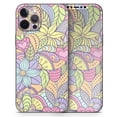 thumbnail image 5 of DesignSkinz Vibrant Color Floral Pattern Full-Body Skin Decal Wrap Cover for iPhone 15, 5 of 9