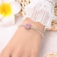 thumbnail image 3 of Letra Rosa D BeadCharm, Compatible con la Mayoría de Pulseras, Dije para Pulsera, 3 of 7