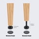 thumbnail image 4 of BRIGHTFUFU Levantador de muebles de 4 piezas Protector de piso pesado ajustable para muebles, 4 of 8