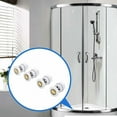 thumbnail image 4 of Jinsinto Roulettes de Douche 23mm Roue de Porte de Douche Roulettes Coulissantes de Porte de Douche Rouleaux de Porte de Douche en Laiton Accessoire de Poulie de Porte de Douche Outil de Quincaillerie 4 Pcs, 4 of 5