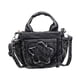 thumbnail image 4 of Bolso de hombro vaquero retro, informal, moderno, práctico y elegante para mujer. Negro, 4 of 9
