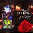 thumbnail image 3 of Gift Fvawe Galaxy Crystal Light Up Rose in Glass Dome, 3 of 6