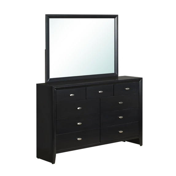 Global Furniture USA Black Carolina Dresser