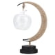 thumbnail image 1 of Alambre de cobre 20LED Linternas de manzana Cuerda de cáñamo hecha a mano Luz de noche de hierro para dormitorio Azul, 1 of 8