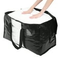 thumbnail image 4 of Unique Bargains 1 Pack Clothes Storage Bags Moving Bags Black 27*14*15in, 4 of 7