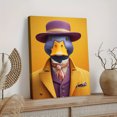 thumbnail image 7 of Qisvanset Dapper Duck Canvas Wall Art 15.75x11.81 INCHES, 7 of 7