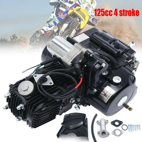 CDI 125cc 4Stroke ATV Engine Motor Semi Auto Electric Start Air Cooled 7.64HP