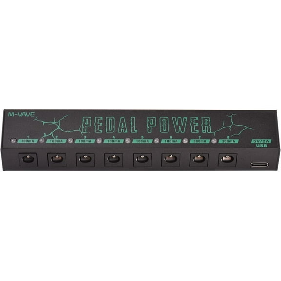 M-VAVE PEDAL POWER Guitar Pedal Power Guitar Effector Power Supply 8 Isolated DC Output