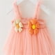 thumbnail image 5 of Odeerbi Las Niñas de Verano de Tul Escalonada Vestido de Flores Correa Tutu Vestido Sin Mangas Tirante de Malla Vestido, 5 of 6
