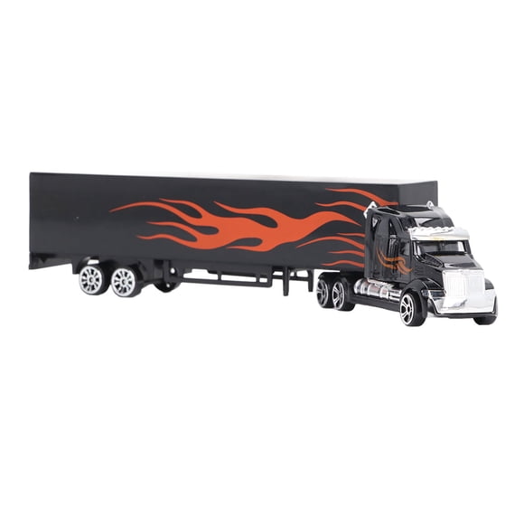 Container Truck Model,Alloy Container Truck Toy  Transport Truck Model for Children