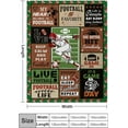 thumbnail image 2 of LHSHID Basketball Baseball Blanket Flannel Soft and Comfortable Anti static Bed Sofa Blanket 60x80in, 2 of 6