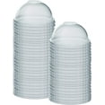 thumbnail image 2 of GUSTO Plastic Dome Lids Clear with Straw Slot for 12, 16, 20 & 24 oz. Milkshake Coffee Cups, 100-Pack, 2 of 7
