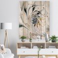 thumbnail image 3 of Design Art - White Stained Glass Floral Art, 3 of 5