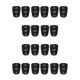 thumbnail image 2 of Sidaley ABS Automotive Remote Key Fob Reutilizable Lavable Extraíble 3 Botones Almohadilla de goma Reemplazo de la caja para I10 I20 I30 2 2 Stk 10piezas, 2 of 3