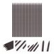 thumbnail image 3 of 20 piezas palitos de madera para el cabello, palillos cónicos para el cabello, horquilla recta de madera, palillos para mujer, accesorios para el cabello para mujer, café, 3 of 7