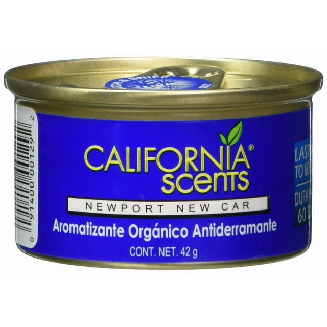 Desodorizador Area California Scents Newport New Car, 42 g, paquete de 12
