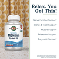 thumbnail image 3 of KAL Magnesium Glycinate High Absorption, Healthy Relaxation, Muscle Function & Bone Support, New & Improved, 160 VegCaps, 3 of 6