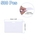 thumbnail image 2 of Unique Bargains Cartes PVC avec Fente Horizontale, 500 Pcs 30Mil Qualité Graphique Cartes Vierges Imprimables, Blanc, 2 of 5