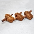 thumbnail image 2 of Yvsxxv Wooden Lucky Frog Decorative Figurine Musical Instrument Tone Block 1Pc, 2 of 4