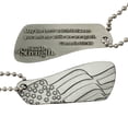 thumbnail image 2 of Genesis 31:49 Split Shield Antique Finish Dog Tag (4 Pack) by Shields of Strength, 2 of 3