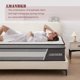 thumbnail image 4 of Queen Mattress, 14 Inch Hybrid Mattress in a Box with Gel Memory Foam, Individually Wrapped Encased Coil Pocket Spring Mattress My Lux Decor Round, 4 of 6