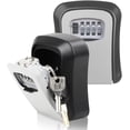 thumbnail image 1 of Key Lock Box  Wall Mounted Combination Lock Box   Key Storage Lock Box with Mounting Kit & -Proof  Key Hider for Outdoor & Indoor, 1 of 7