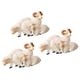 thumbnail image 1 of 9Pcs Beige Resin Tiny Sheep Models for Decoration Use Miniature Figurines, 1 of 4