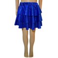 thumbnail image 4 of Mepaouo Girls Metallic Skirt 3-Layer Pleated Ruffle Tutu Polka Dot Carnival Dance Skorts Sizes XXS-XL, 4 of 5