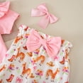 thumbnail image 3 of Ymyiu Newborn Girl Clothes Baby Bodysuit and Pant Set 2-Pcs Soft Newborn Boy Girl Clothes Outfits 6 12 Months (Pink,6-12 Months), 3 of 7